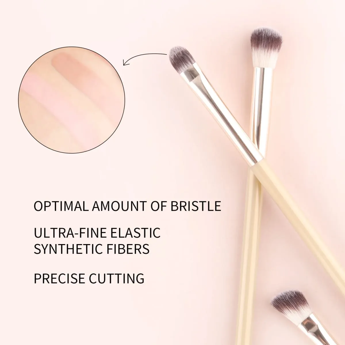 12PCS Eyeshadow Makeup Brushes Set Soft Synthetic Hair Blending Shader Angled Liner Brushes for Eye Makeup — image 4