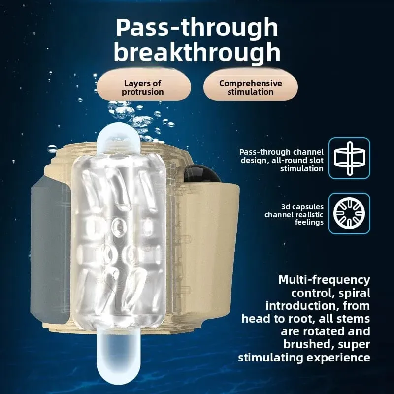 Electric Male Masturbator Rotating Vibrating Automatic Adult Sex Toy for Men Pocket Pussy Masturbation Adult Toys 18 — image 5