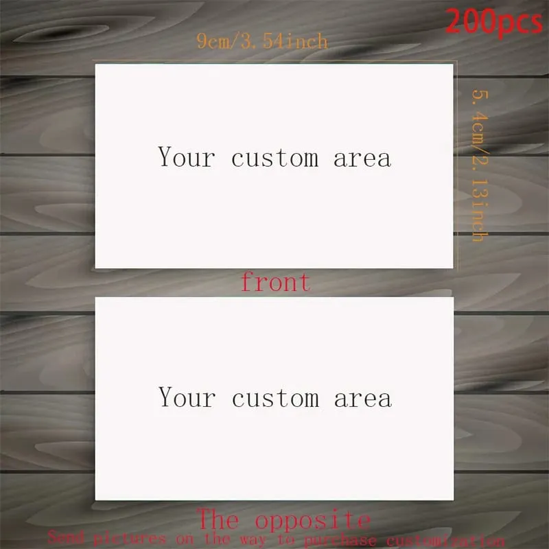 10pcs Customized Premium Business Cards High Quality Printed Invitation Cards Greeting Cards Postcards Personalized Gifts — image 9