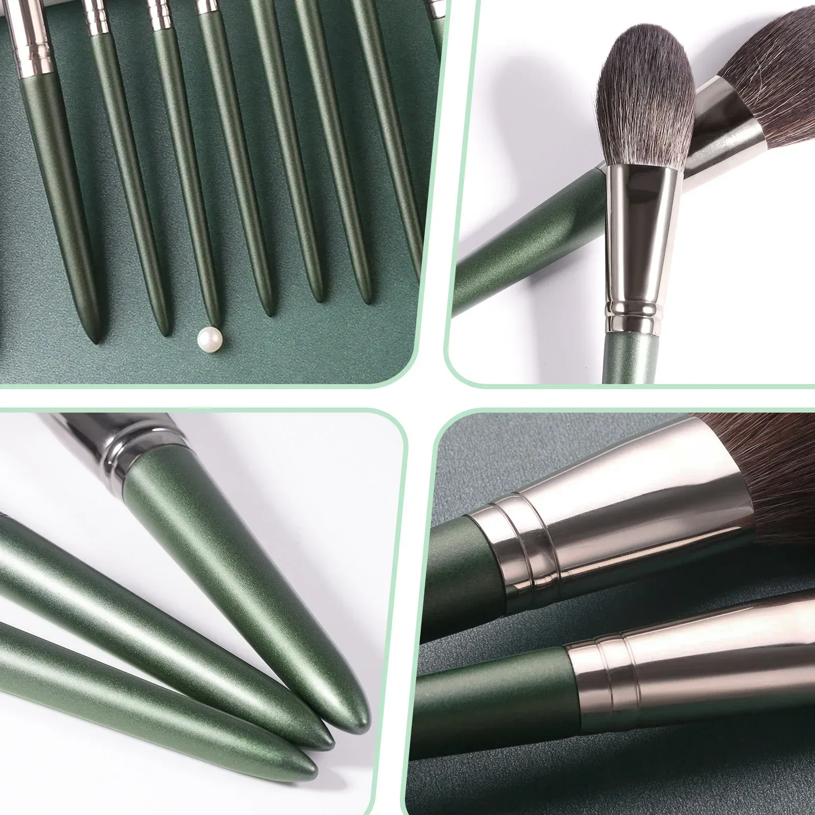 9PCS Makeup Brushes Set Eye Shadow Foundation Powder Contour Makeup Brush Cosmetic Beauty Tool Kit — image 5