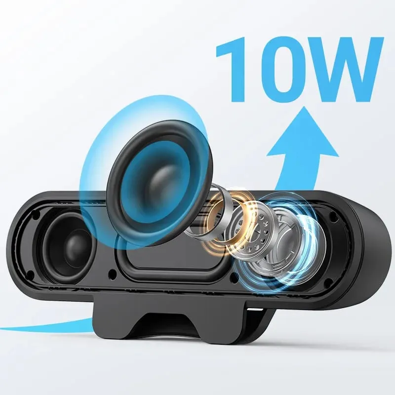 Mini Soundbar Speaker Clip Portable USB Wired Computer TV PC Laptop Desktop Subwoofer Sound Box Music Caixa De Som Bocina Coluna