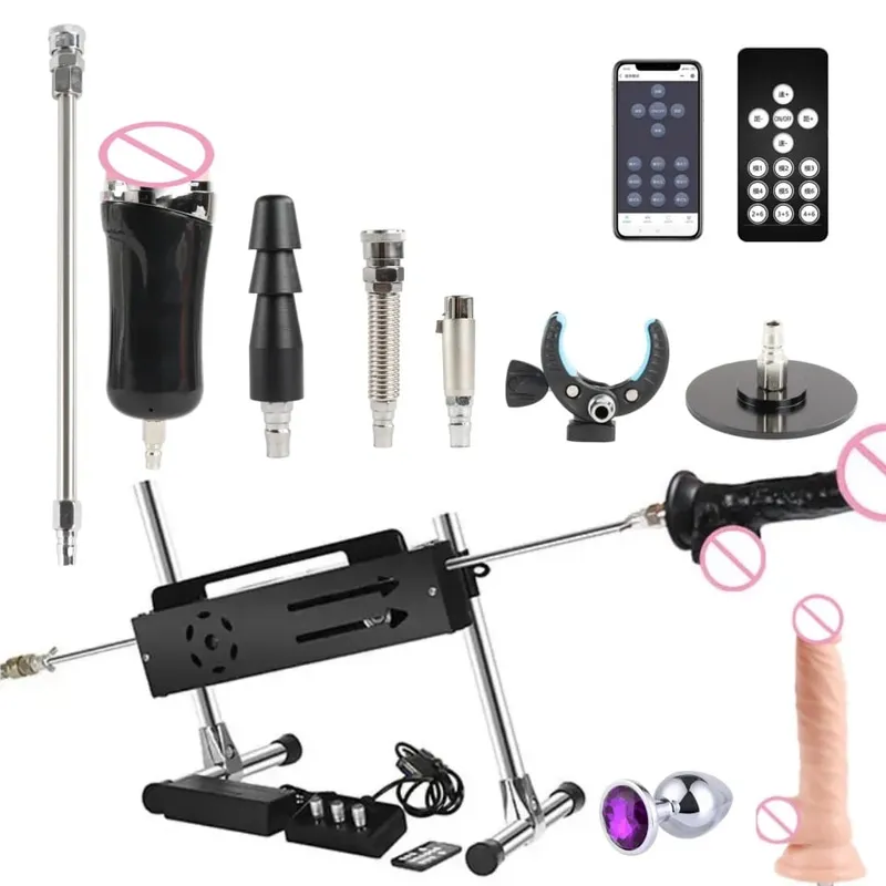 Adult Sex Machines for Couple Masturbating Pumping Gun Adjustable Speed Love Sex Machine for Men with Masturbation Cup