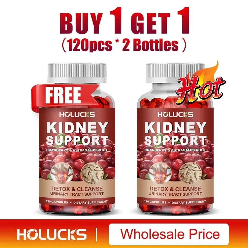 Kidney Cleanse & Detox Supplement with Cranberry Astragalus Root for Kidney Restore Support Bladder & Urinary Tract Health