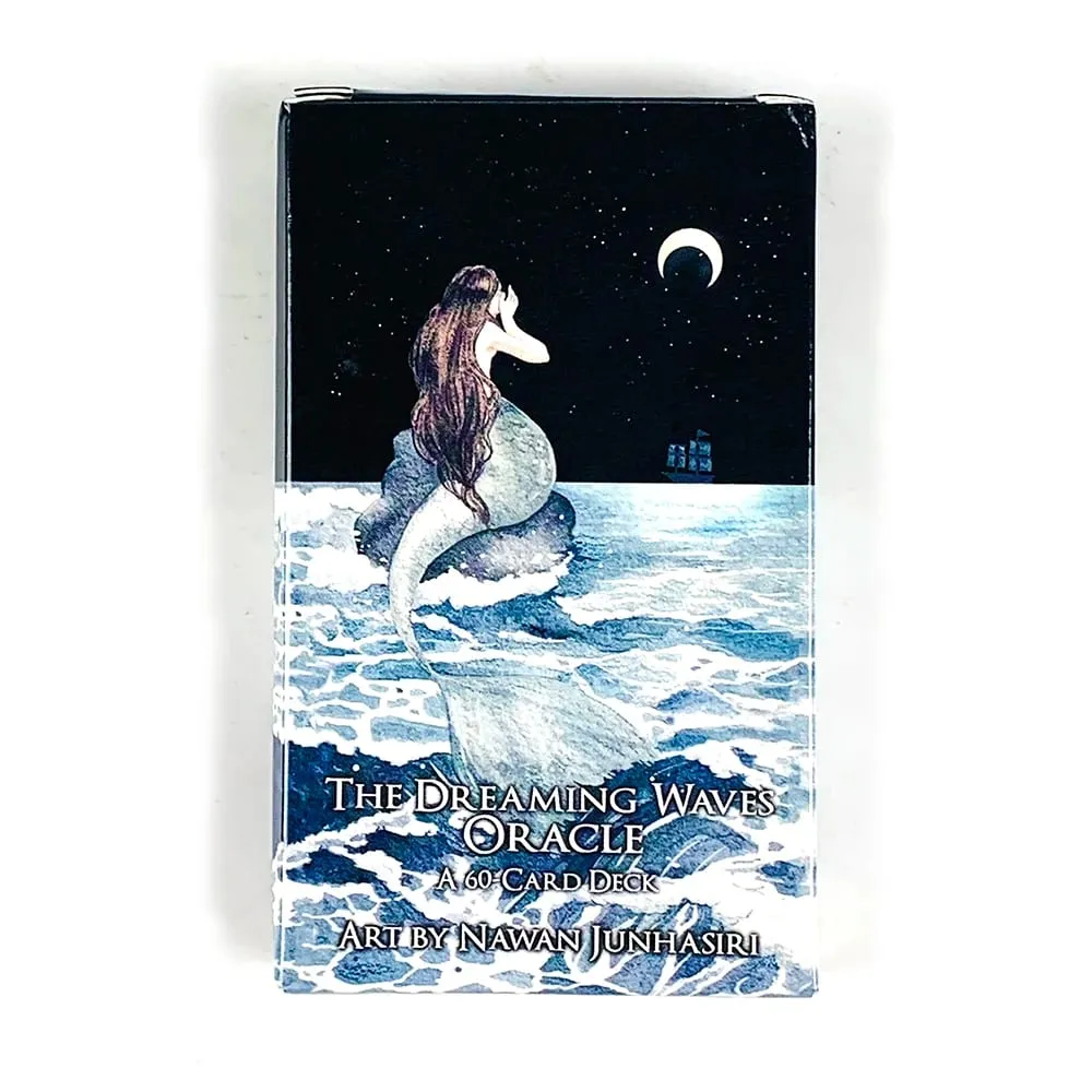 Dreaming Waves Oracle Cards 60 Cards Deep Emotional Guidance Cards Game Perfect for Emotional Healing & Intuitive Reading