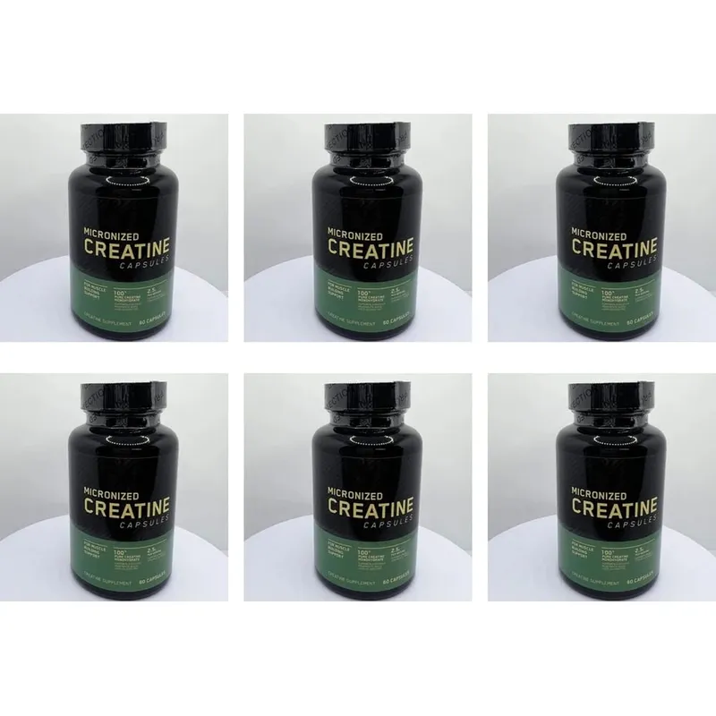 Micronized Creatine Capsules 100% Pure Creatine Monohydrate Muscle Building Support for Adults Sports Per Container 60 Capsules — image 12