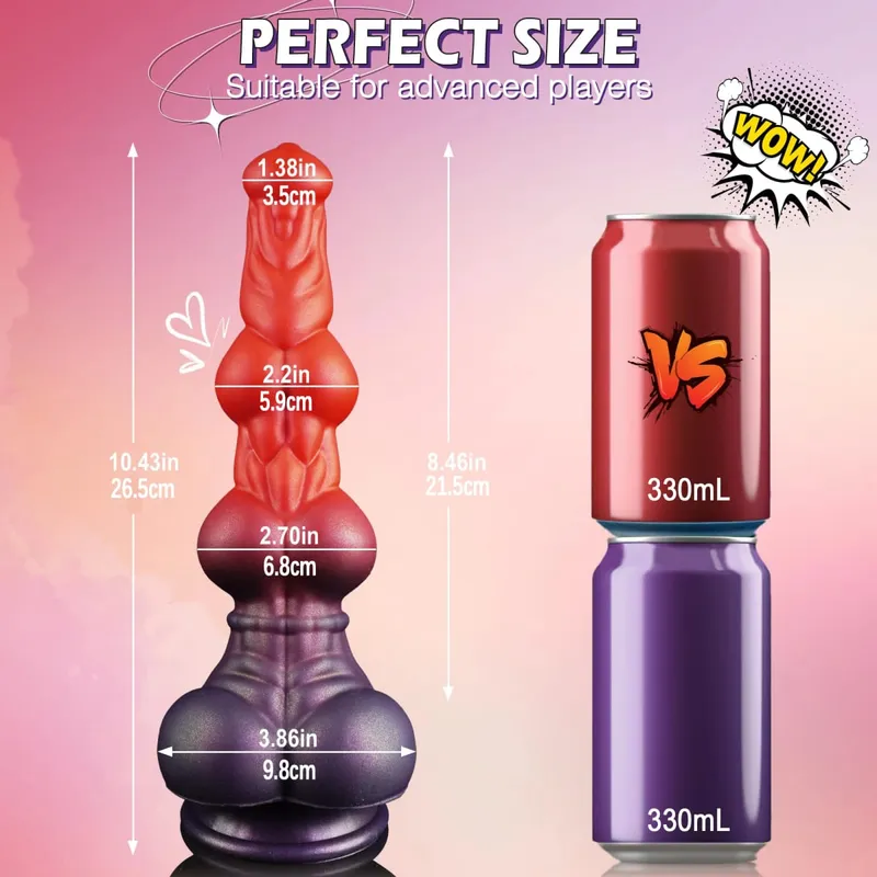 Huge Silicone Dildos Big Knot Realistic Anal Plug Dog Penis Suction Cup Adult Sex Toys Dick Prostate Massage Dildo For Women Men