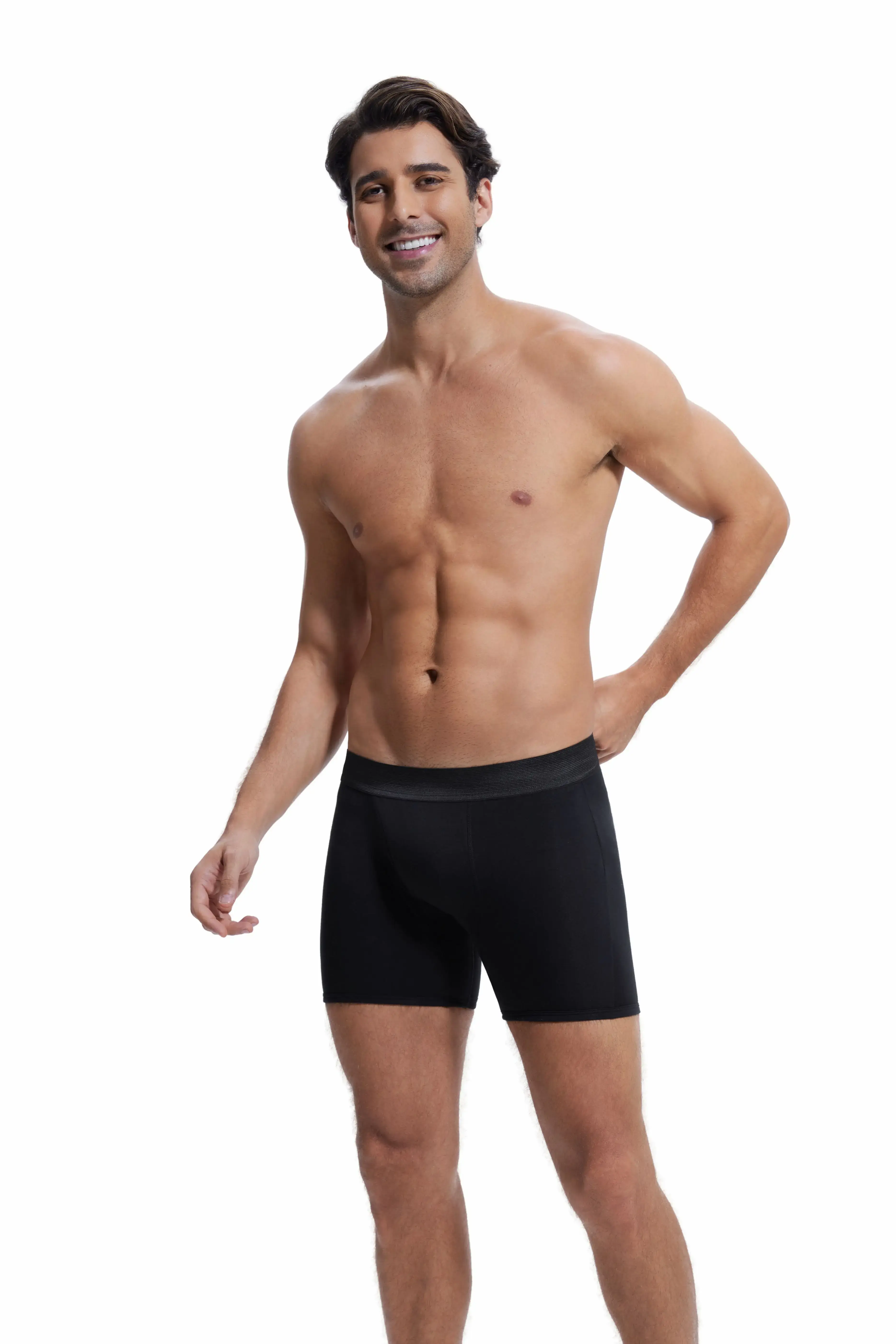 Drop shipping cotton men's incontinence underwear 200ML four-layer absorbent leak-proof menstrual incontinence underwear boxer — image 7