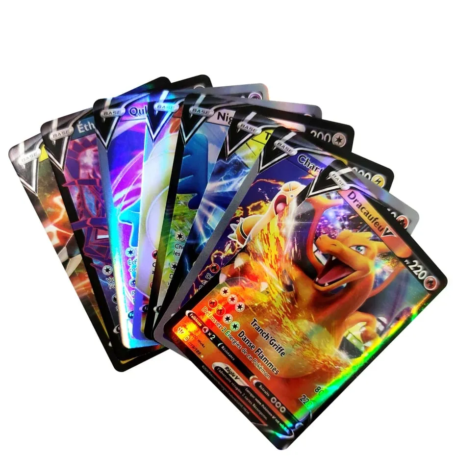 French Version Pokemon Cards VMAX V EX GX MEGA Carte Collection Battle Trainer Children's Christmas Toys Gift — image 3