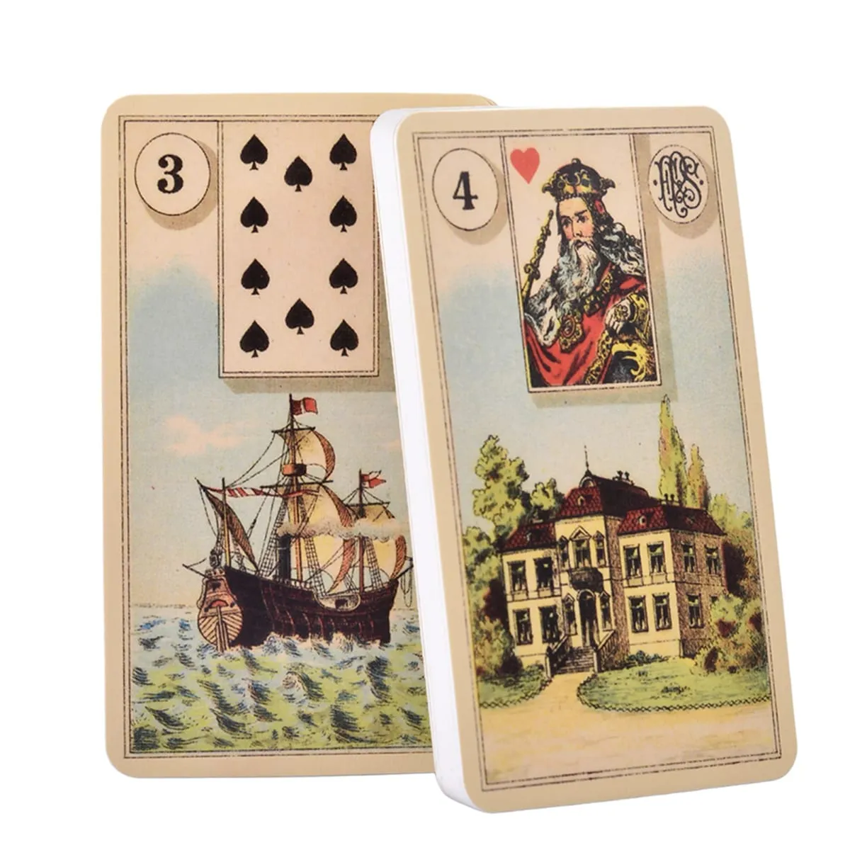 36 Full-Color ArtGame Card Divination Tarot Tableau Grand Tableau Lenormand Cloth Grand Tableau Leno — image 2