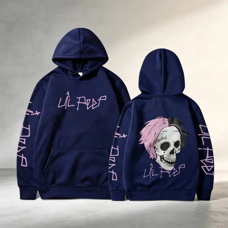 Rapper Lil Peep Cry Baby Hoodies Men Clothing Fashion Vintage Hip Hop Oversized Sweatshirts Gothic Harajuku Pullovers Streetwear — image 8