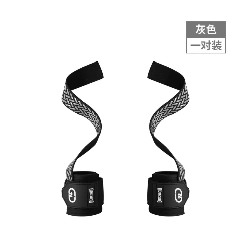 2Pcs Weightlifting Wrist Straps Strength Training Adjustable Non-slip Gym Booster Bands Fitness Lifting Support Sports Grip Band — image 7