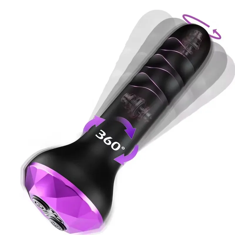 Vibrating Butt Plug Anal Toys Prostate Massager with 10 Vibrating Rotating Beginner-Friendly Anal Plug Sex Toys for Men Women — image 6