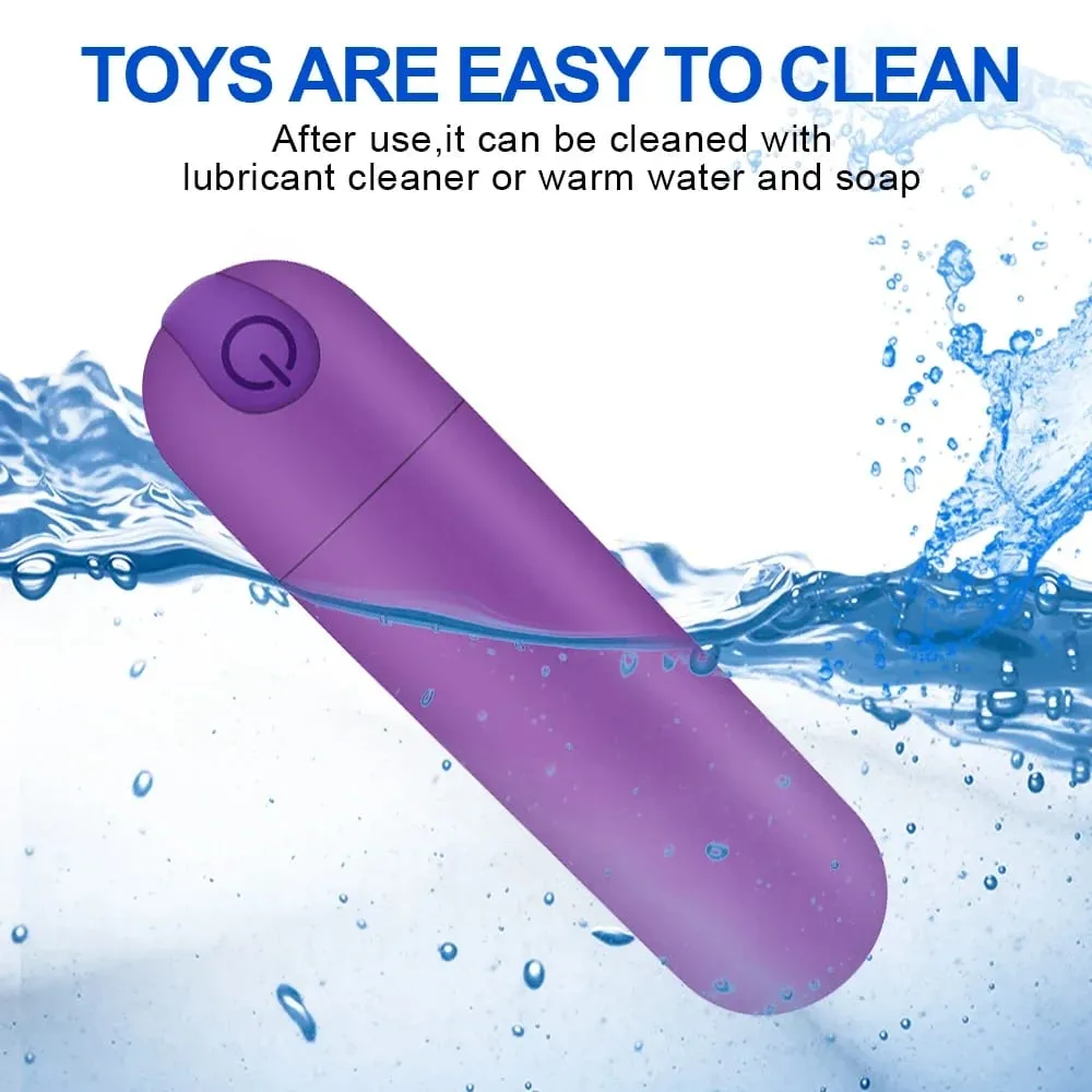 Powerful 10Speeds Mini Bullet Vibrator Clitoris Stimulator G Spot Vagina Massage Adult Sex Toys for Women Gay Female Masturbator