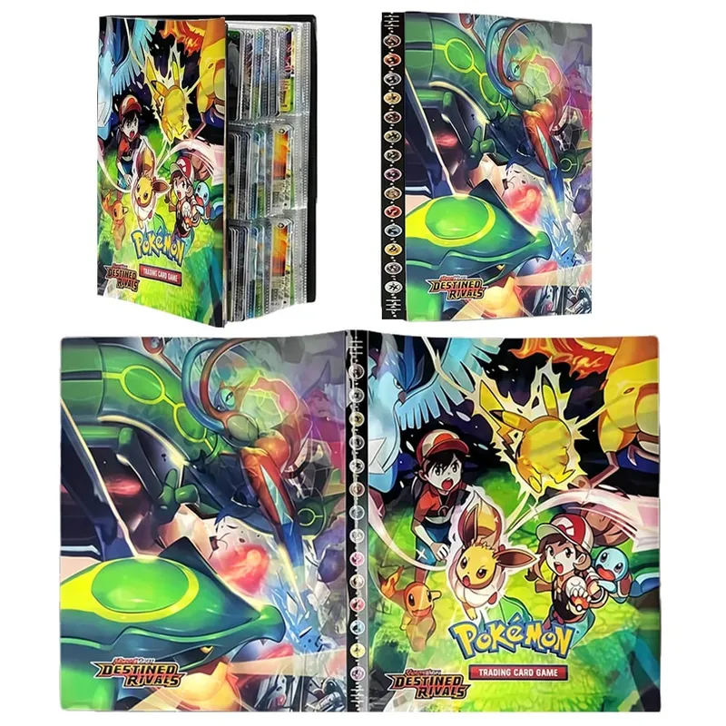 240/540PCS Pok é mon Cards Album Book Pokemon Game Charizard Card Album VMAX GX EX Holder Collection Binder Folder Kids Toy Gift — image 19