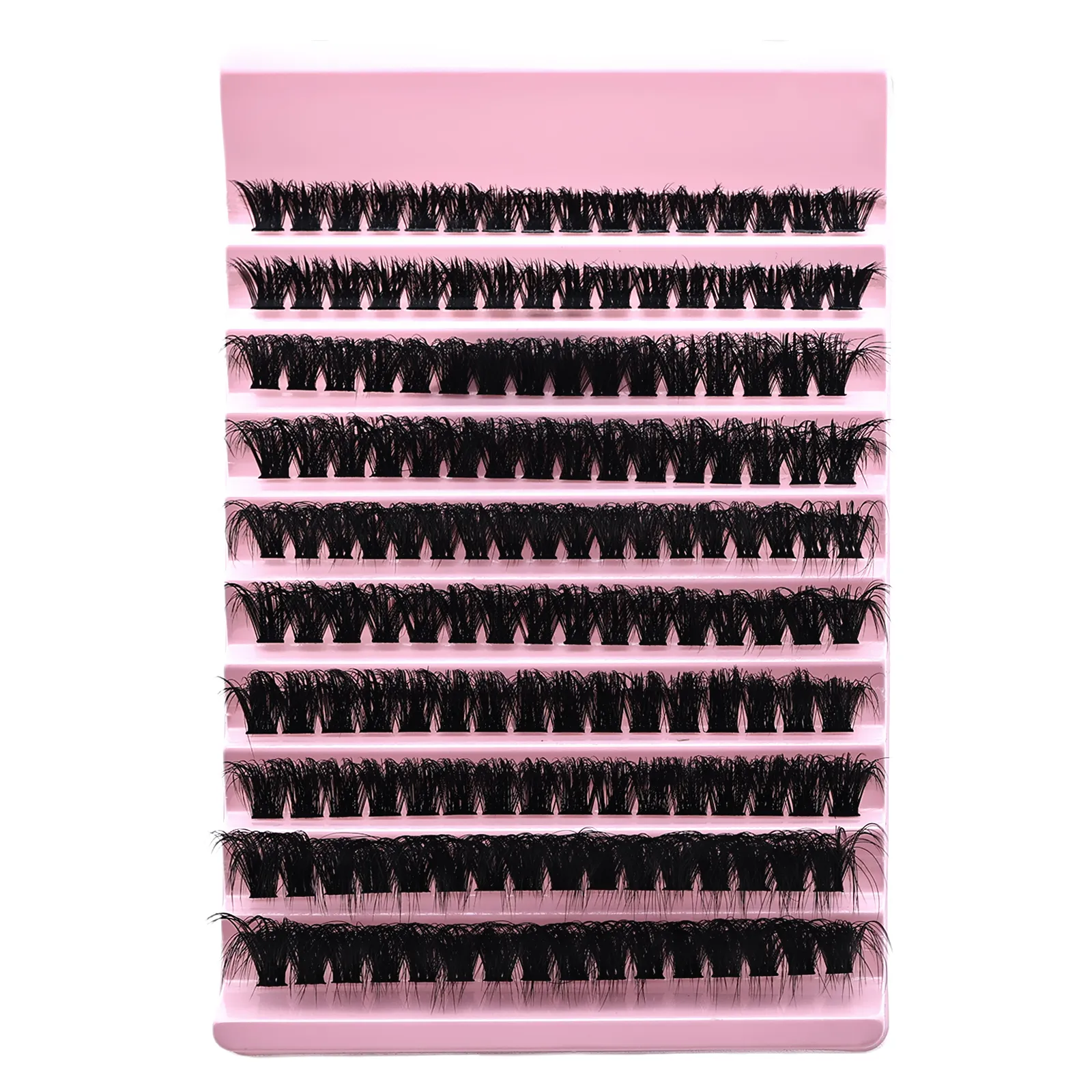 DIY Cluster Lash Extensions D Curl Fluffy Individual Lashes Segmented Reusable False Eyelash Clusters Beginners Home Eye Makeup — image 6