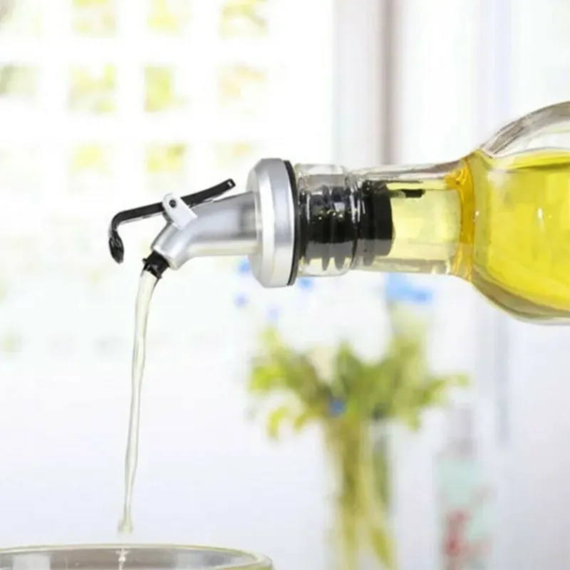 Leak-proof Capwine Cap Olive Oil Dispenser Bottle Designed for Pour Spout Vinegar Sauce Wine or Salad Dressing Bottle Dispenser — image 4