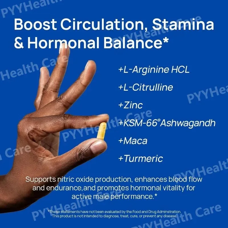 Mens NAD+ Complex 60 Capsules - Liposomal NAD+ Resveratrol CoQ10 Saw Palmetto for Cellular Energy Prostate & Hormonal Support