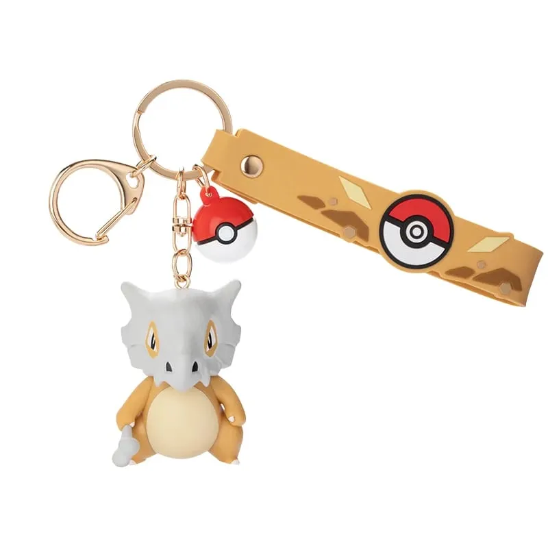 Genuine Pokemon Pikachu Keychain Gengar Morpeko Cubone Snorlax Mimikyu Anime Action Figure Toy Keyring Fragrance Pendant Gift — image 14
