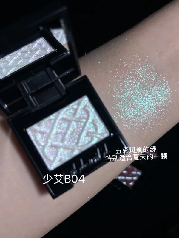 Coldnwild Monochrome Eye Shadow Glitter Fine Shimmer Purple White Blue Clear Sheer Satin Finish Eye Makeup — image 14