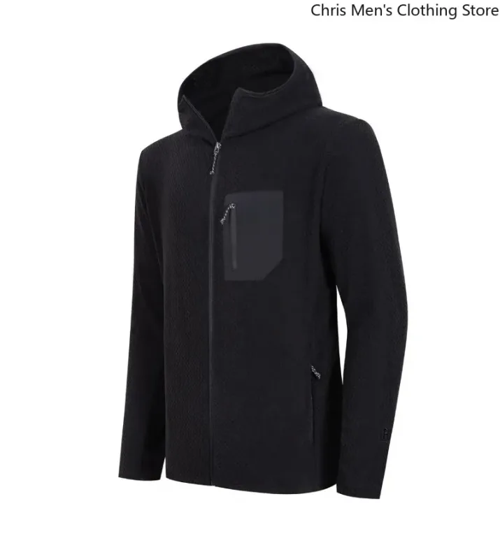 High-quality Men's Zipper Coats for Fall/winter Fashionable and Versatile Warm Hooded Coats Casual Sports Fitness Sweatshirts — image 5