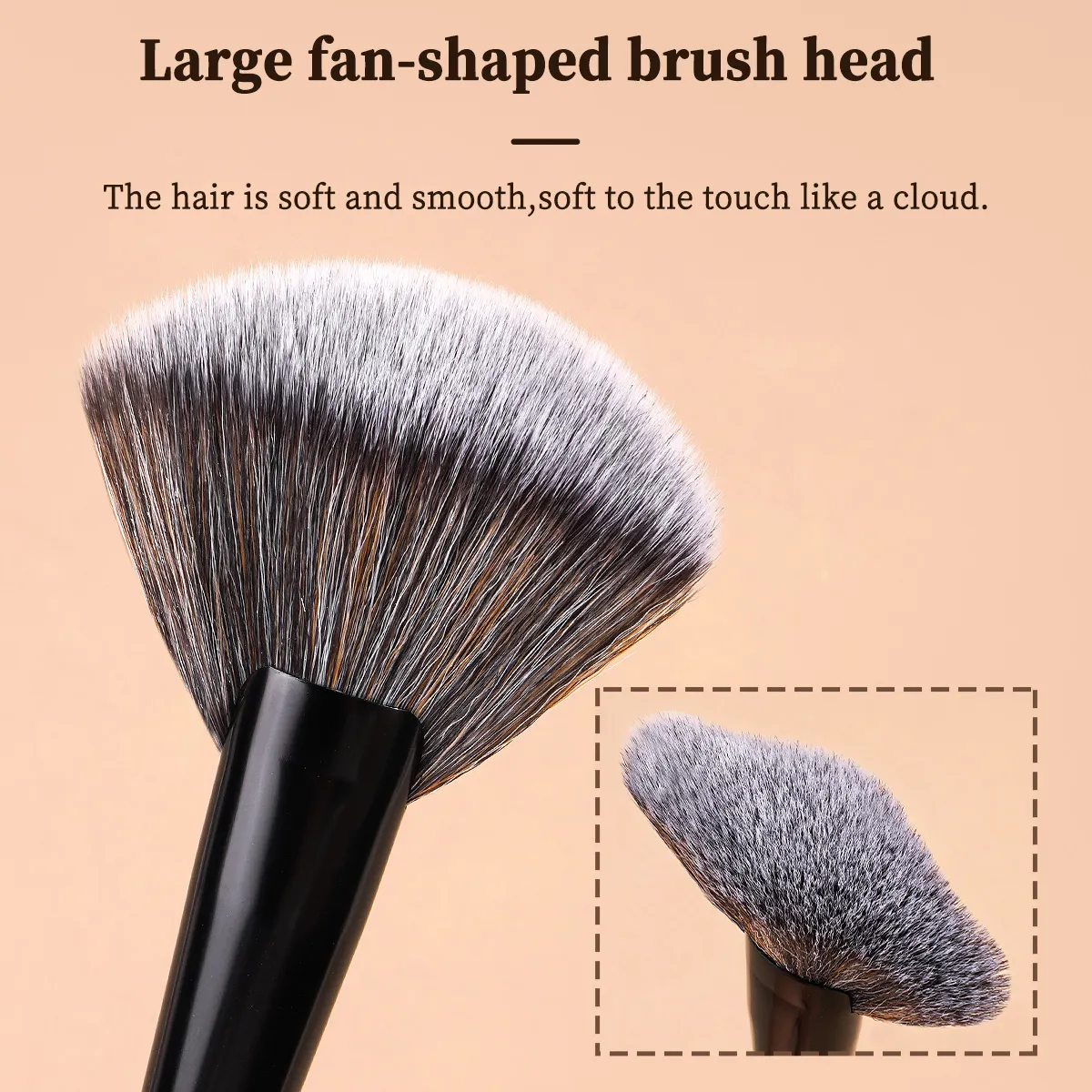 Makeup Brushes 15pcs Face Eye Brushes Ultra Soft Hair Foundation Concealer Blush Eyeshadow Kabuki Makeup Brush kit Tools — image 3