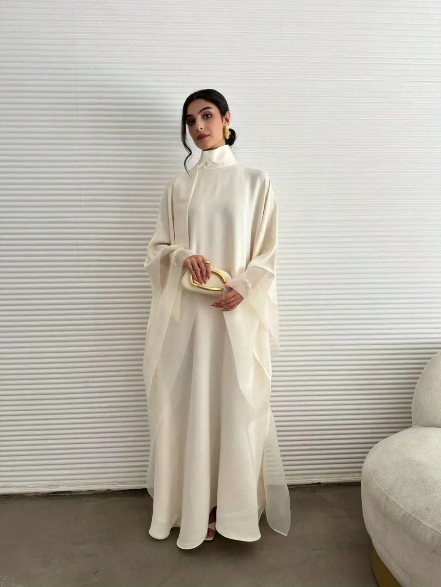 Middle Eastern Abaya Women Elegant Abayas Full Sleeve Loose Pageant Dress Evening Kaftans JilbabsIslamic Traditional Clothing — image 3