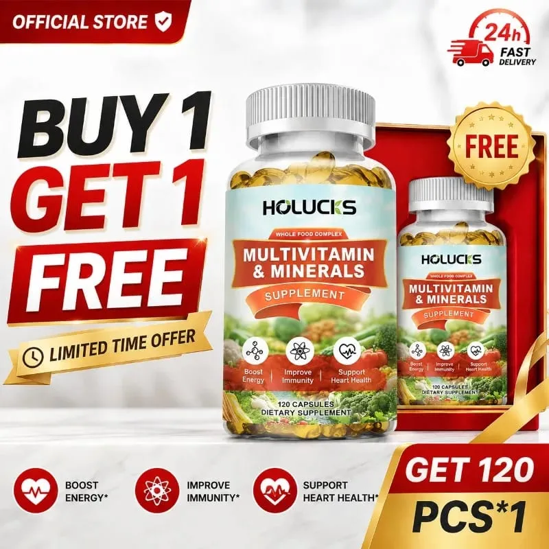 Free Multivitamin & Minerals Capsules with Whole Food Complex Support Immunity Heart Health & Daily Wellness for Adult — image 2