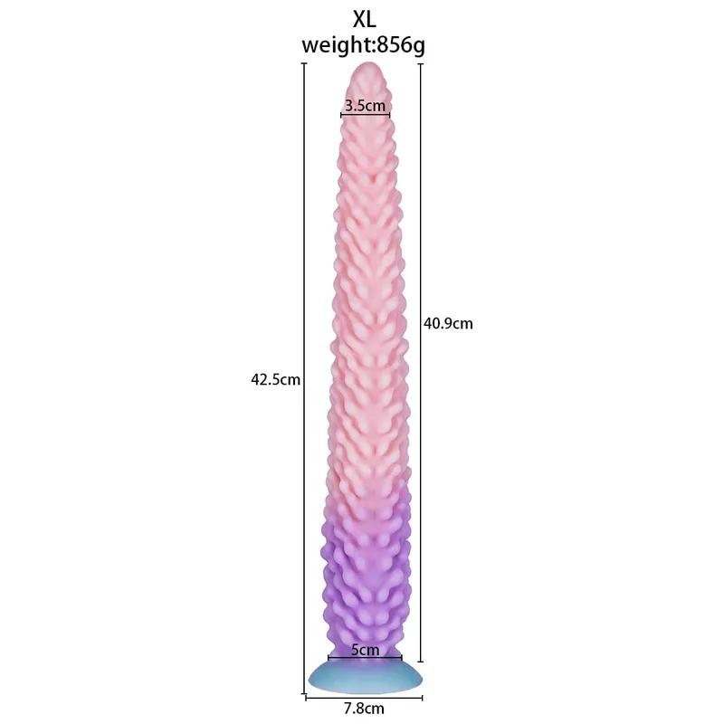 Huge Long Buttplug Monster Tentacle Silicone Anal Plug Dildo with Strong Suction Cup Clitoris Vagina Stimulation Adult Sex Toys — image 14