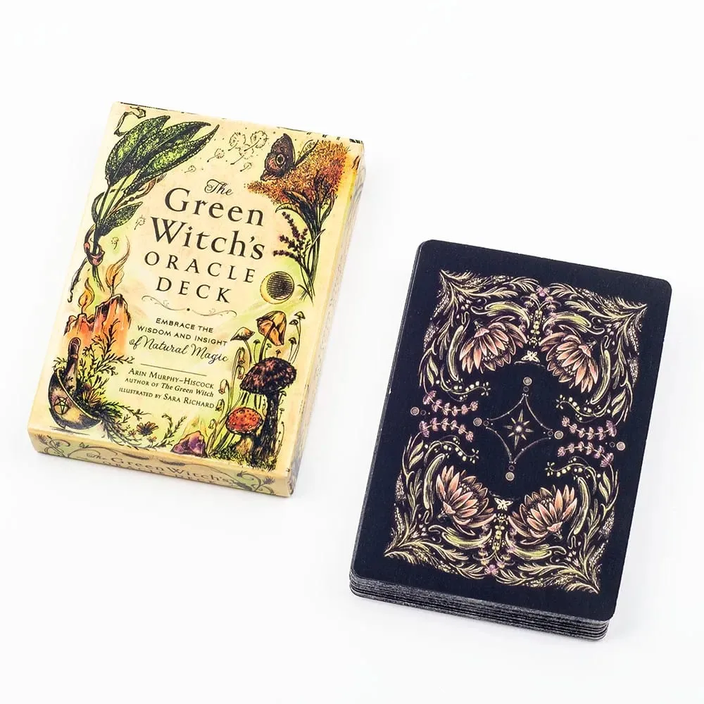 the Green Witch's 50Pcs Oracle Deck Set - Tabletop Cards for Group Party Games Precognition & Divination 10.3x7.3cm — image 3