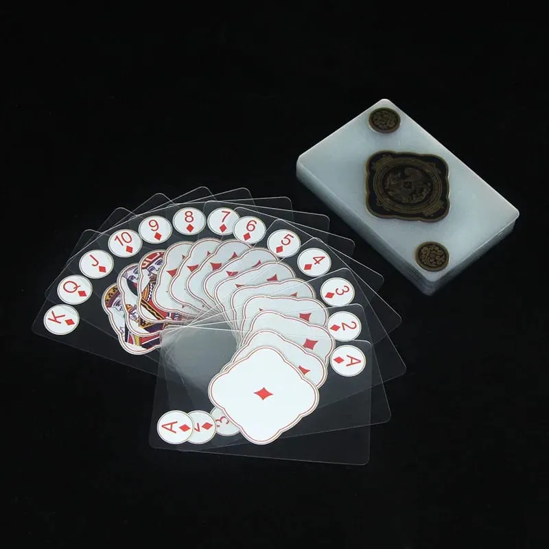 Waterproof Transparent Plastic Playing Cards Creative Durable PVC Poker for Deck Board Game Classic Card Game Family Fun — image 4