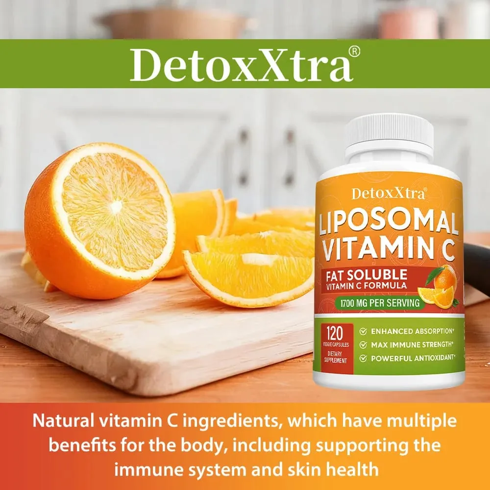 1700 Mg Liposome Vitamin C - Supports Immunity Replenishes Energy Promotes Collagen Production Improves Skin Health — image 5