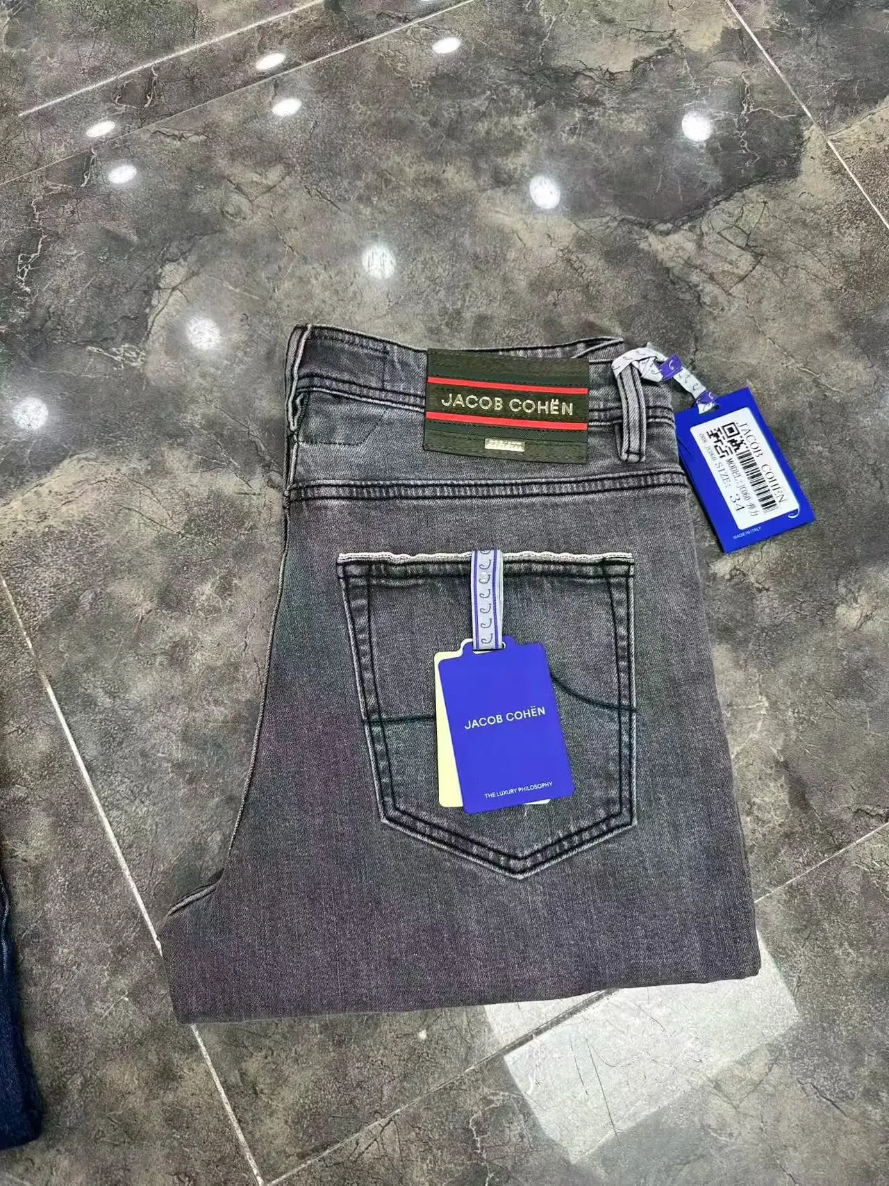 Jeans Thick Cotton Men 2026 Autumn Winter new elasticity comfortable fashion quality straight Big size 29-40 long Pants — image 4