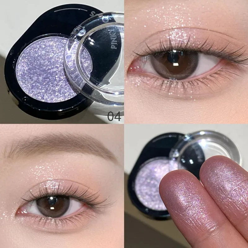 12 Colors Diamond Shining Eyeshadow Cosmetics Long Lasting Silky Easy To Color Pearl Light Brightening Eye Shadow Makeup Palette — image 11