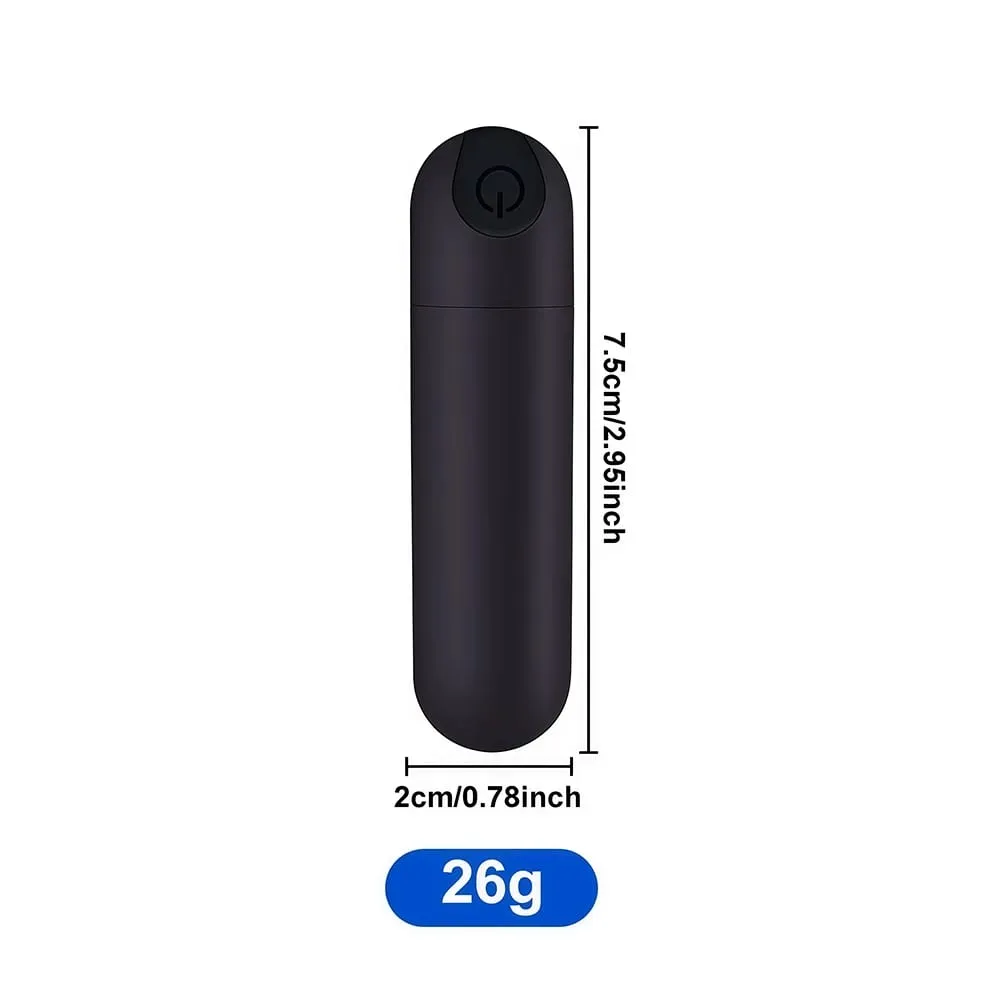 USB Charge 10-Speed Mini Bullet Vibrator Rechargeable Wireless Vibrating Anal Plug Clitoral Stimulator Adult Sex Toys for Women — image 6