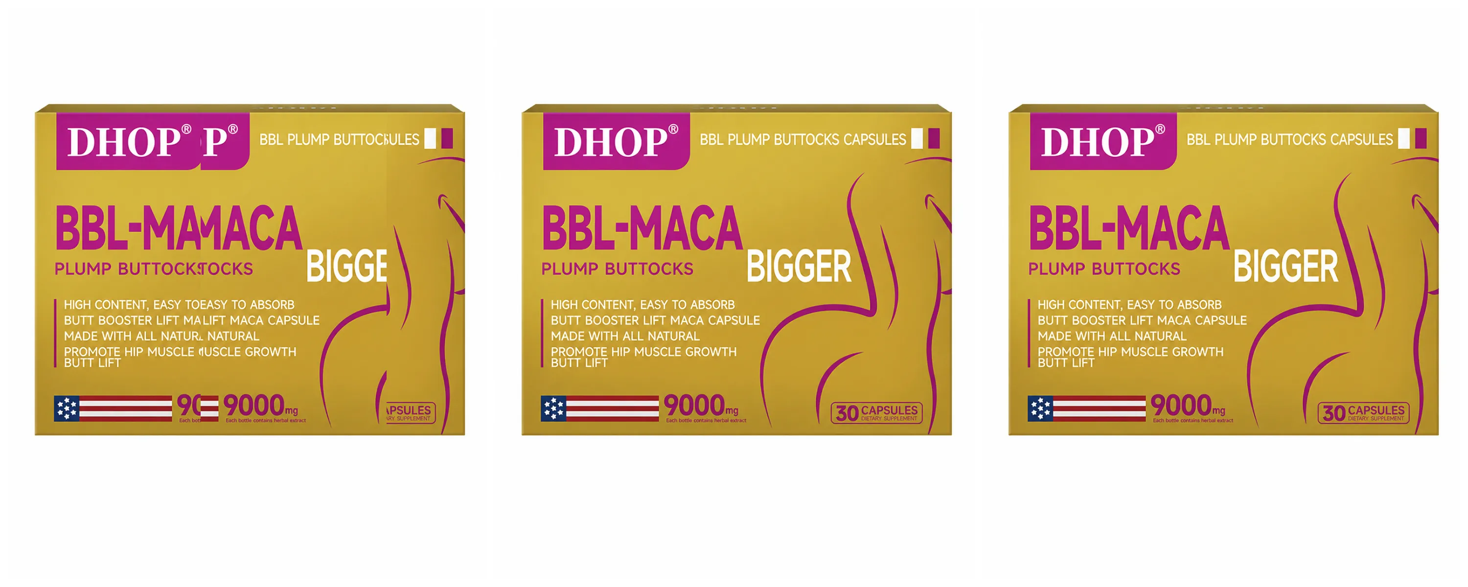 Plump Buttocks Capsules with Pueraria Mirifica Creatine and Deep Sea Fish Collagen Peptide Easy Absorb 30 Capsules — image 9