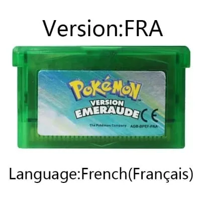GBA Video Game Cartridge Console Card Pokemon Emerald Ruby FireRed LeafGreen Sapphire Multi-language for GBA/NDS