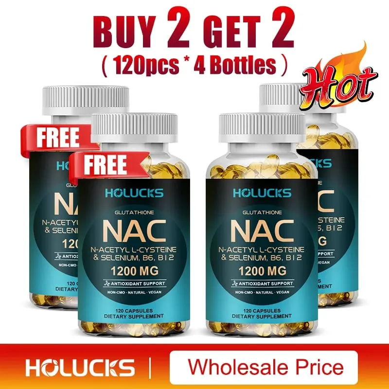 Κάψουλες NAC 1200mg - Υποστήριξη για την υγεία του δέρματος Κυτταρική ενέργεια Αντιοξειδωτική αποτοξίνωση Ενισχύει το ανοσοποιητικό Βελτίωση της πέψης — image 12