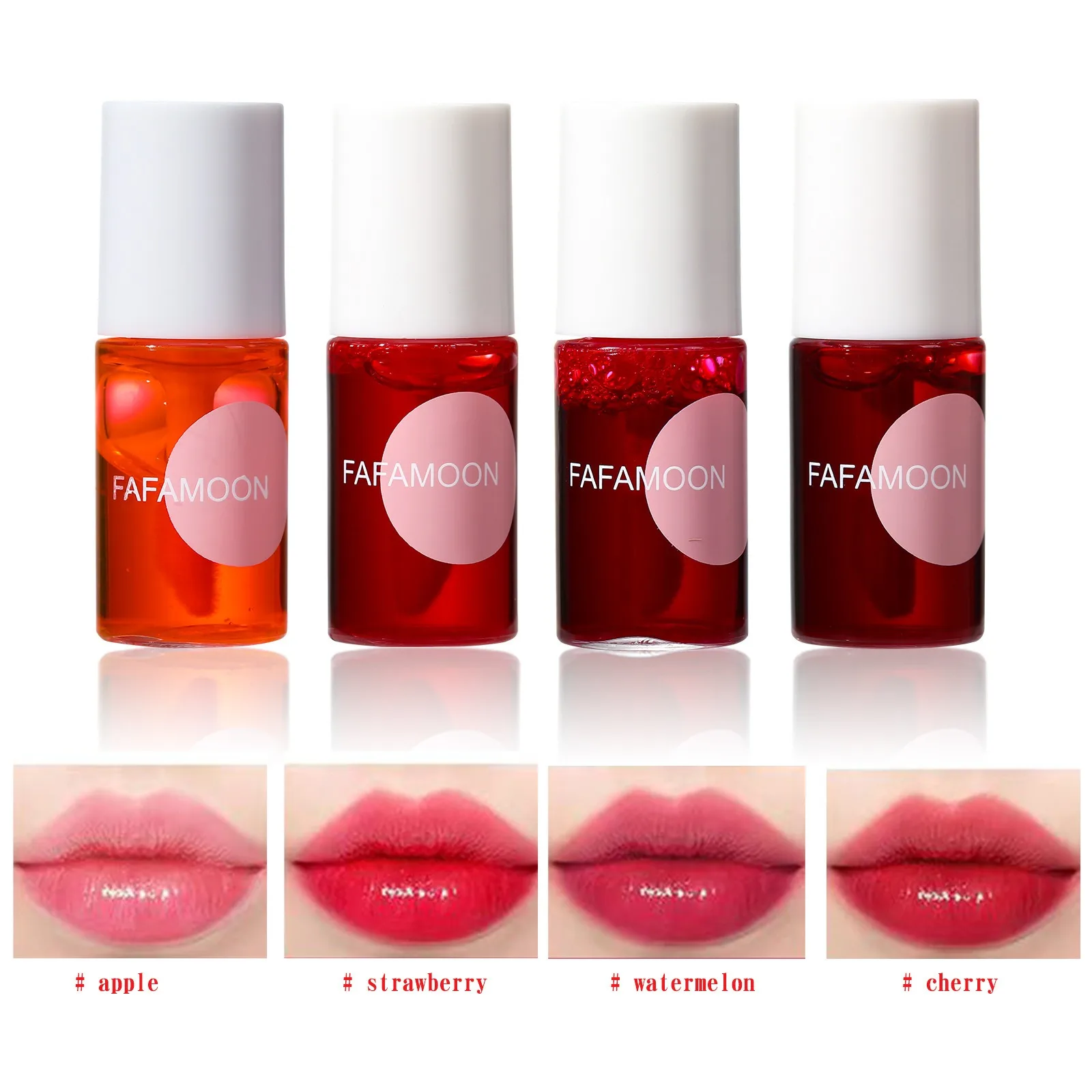 Mini Water Liquid Tint Hydratační lesk na rty Mirror Lip Glaze Dlouhotrvající voděodolná rtěnka Rosered Lip Cheek Rouge Cosmetic — image 7