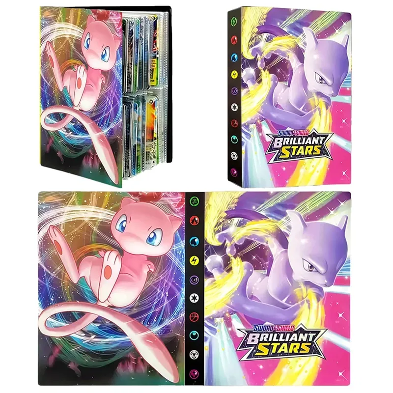 240/540PCS Pok é mon Cards Album Book Pokemon Game Charizard Card Album VMAX GX EX Holder Collection Binder Folder Kids Toy Gift — image 12