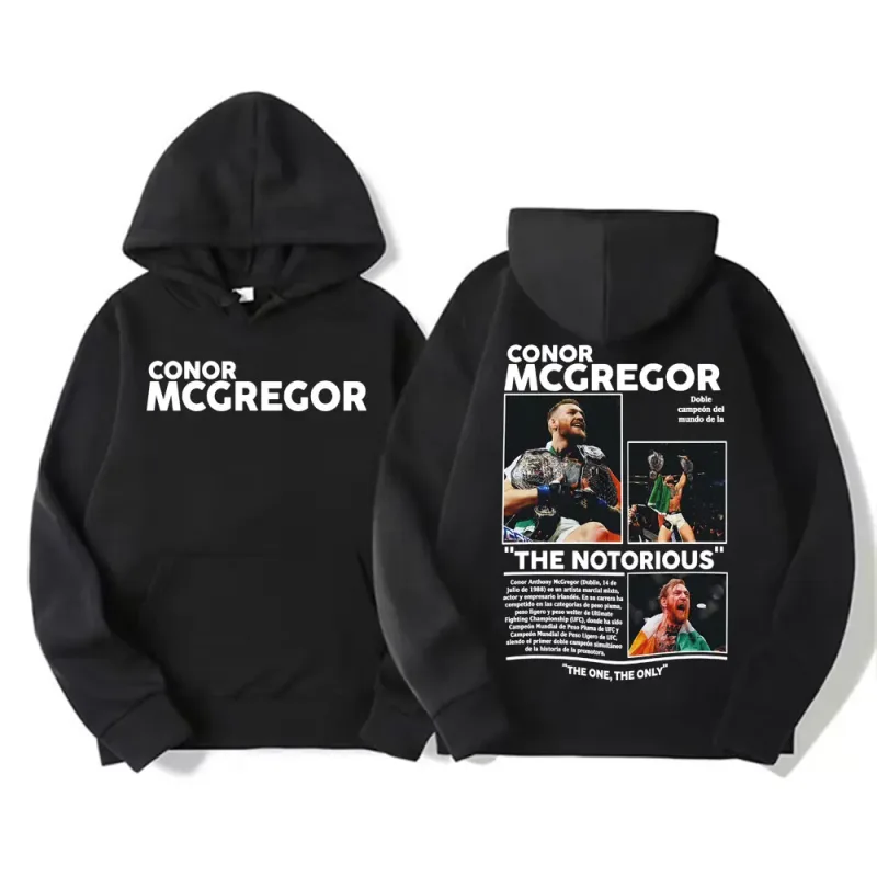 Conor Mcgregor The Notorious Merch Hoodies Men's Clothes Harajuku Cool High Street Sweatshirt Long Sleeve Loose Oversized Hoodie — image 1