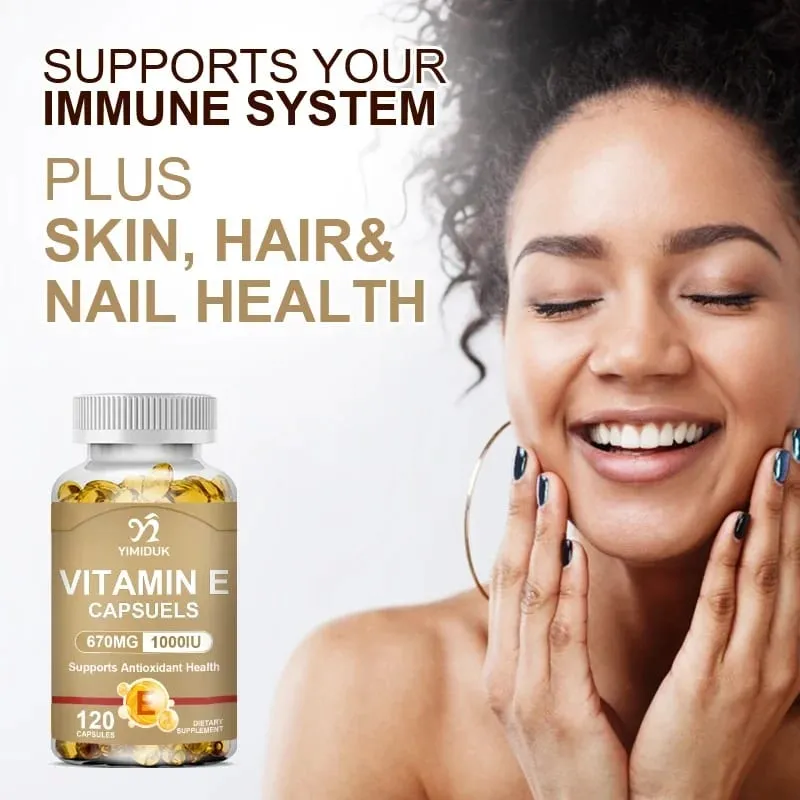 Achetez-en 1, obtenez-en 1 gratuitement ! Les capsules de vitamine E de 670 mg soutiennent la santé de la peau et du cœur, hydratent de l'intérieur, réduisent les cicatrices et favorisent la brillance. — image 4
