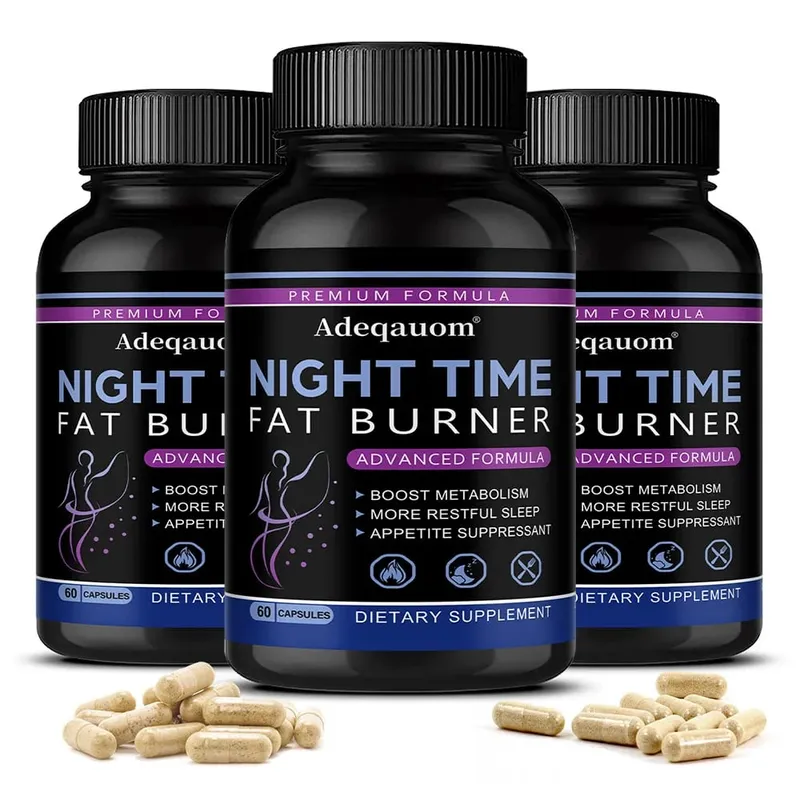 Nighttime Fat Burner Support Capsules Supports Gentle Metabolism Digestive Wellness & Restful Sleep Natural Supplement — image 11