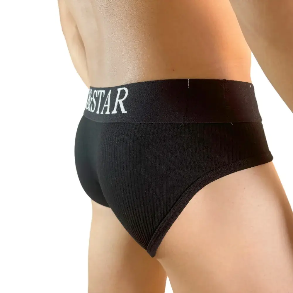 Calzoncillos atléticos de corte alto para hombre, ropa interior Sexy, calzoncillos de algodón acanalado, confort deportivo, Bikini para hombre, calzoncillos Tanga — image 8
