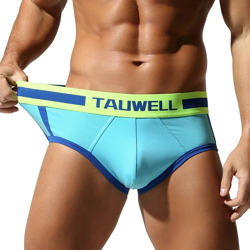 Men's Triangle Underwear, Tight Fitting, Low Waist, Color Blocking, Sexy, Youthful, Breathable and Comfortable — image 10