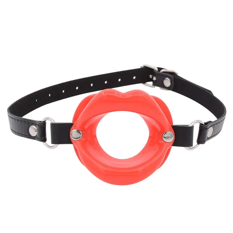 Silicone Oral Fixation Lips Ring Silicone O-Ring Open Mouth Gag for Couples Sex Toys BDSM Bondage Restraint Lips Shape 18+ — image 3