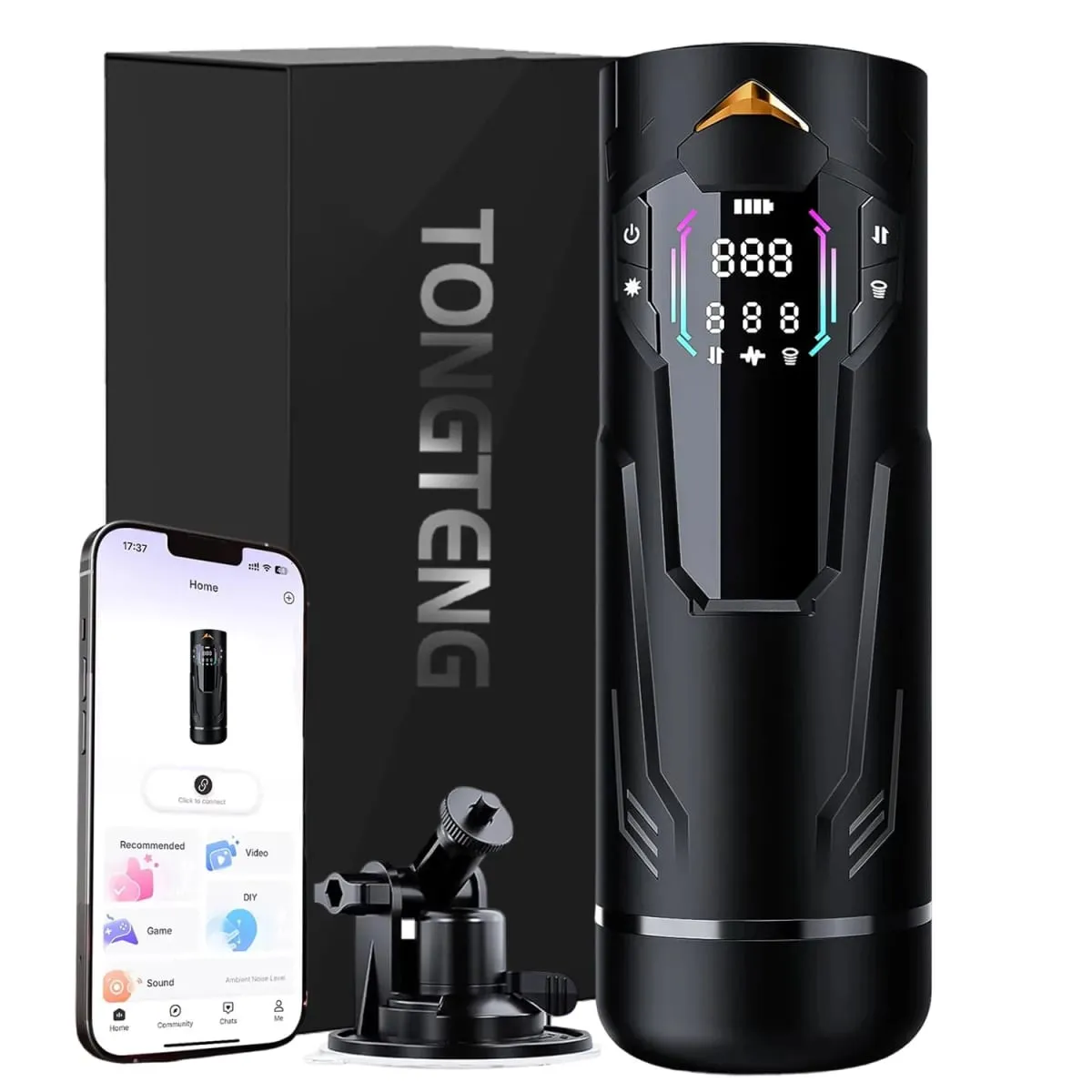 Automatic Male Masturbator Hands-Free 7 Telescopes & Sucking & Vibration Pocket Pussy Sex Toy for Men Adults Piston Mastubator — image 6