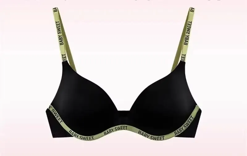 Trendy Dopamine Multicolor Seamless Bra Panty Set Sexy Push Up Small Bust Lift Wireless Soft Support Daily Party Plus Size 32-38 — image 12