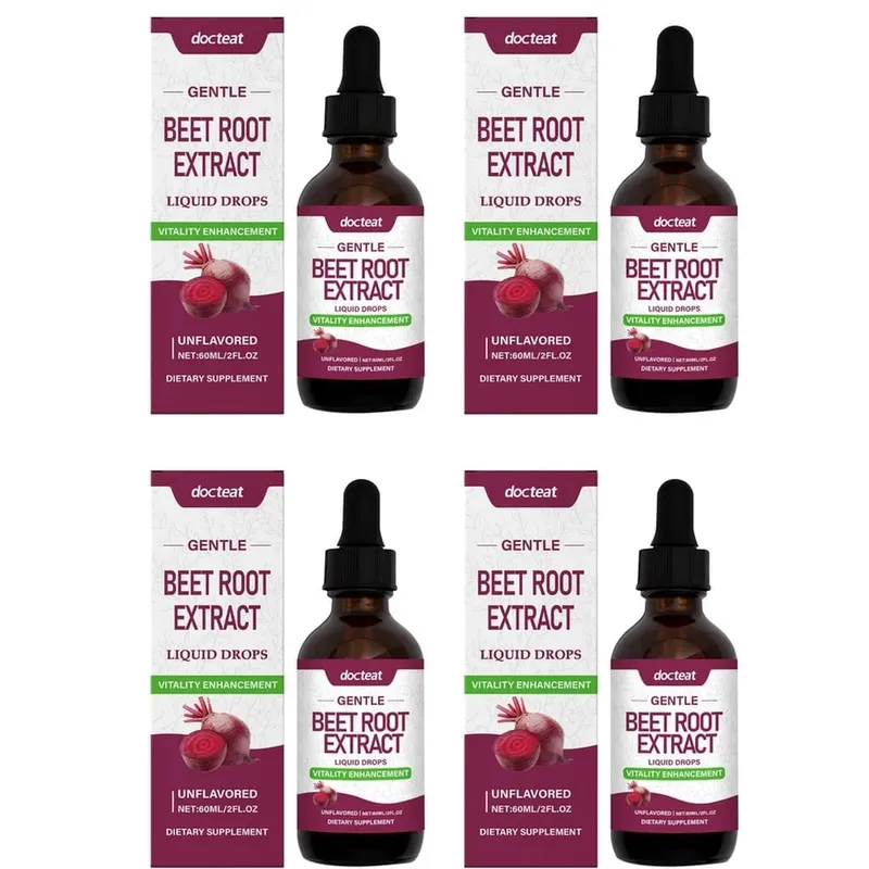 Docteat Beet Root Extract Liquid Drops Unflavored Supports Cardiovascular Health Supports Physical Activity Performance 60 ML — image 9