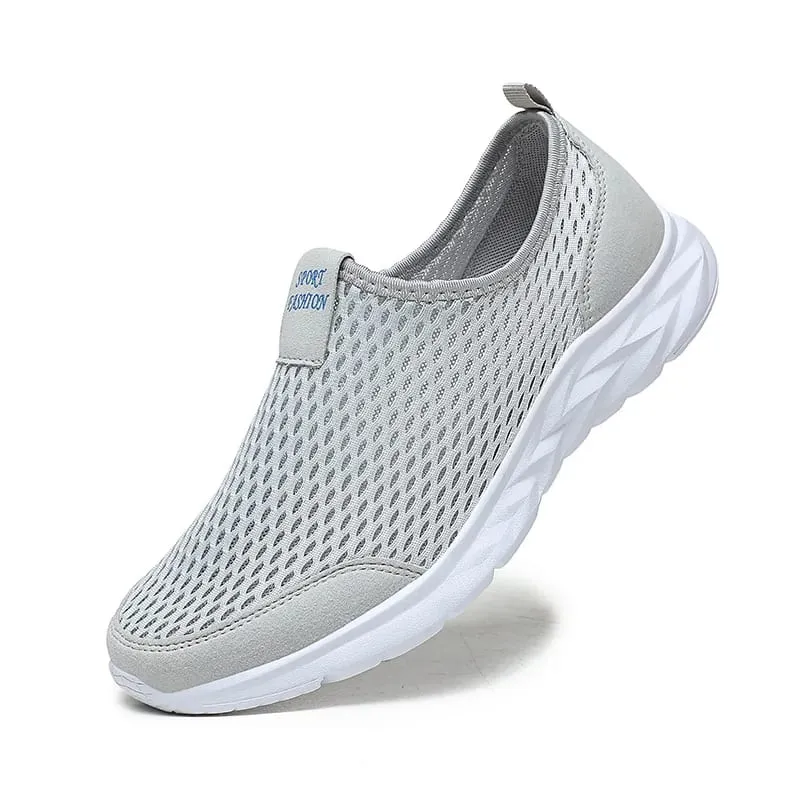 Men Shoes Sneakers Brand Man Casual Flats Shoes Loafers Slip on Male Mesh Big Size 48 Breathable Spring Autumn Summer 2026 New — image 9