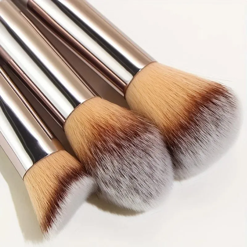 10 Pcs Makeup Brushes Complete Set of Foundation Loose Powder Blush Concealer Eye Shadow Professional Set for Face
